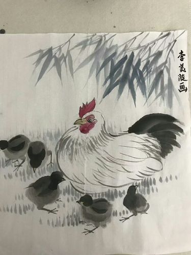 母鸡和小鸡