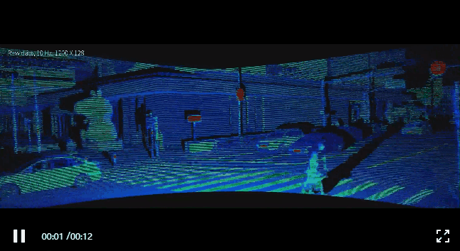 禾赛发布长距混合固态激光雷达at128,每秒153万点刷新