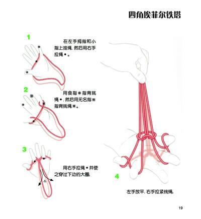 翻花绳怎么弄铁塔