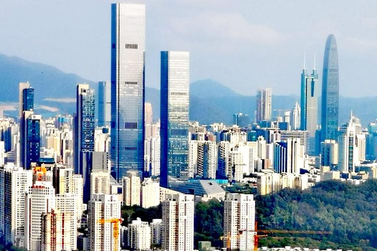 2021年深圳城建风光随拍系列1:深圳福田中心区,大城之