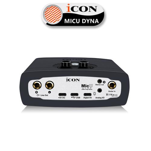 艾肯icon micu dyna外置声卡电脑手机k歌电音喊麦主播直播自带48v