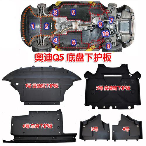 适用于奥迪q5底盘护板 车身底下护板 发动机下护板 车底防护挡板