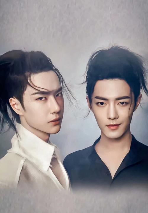 肖战王一博时尚芭莎拍摄图片