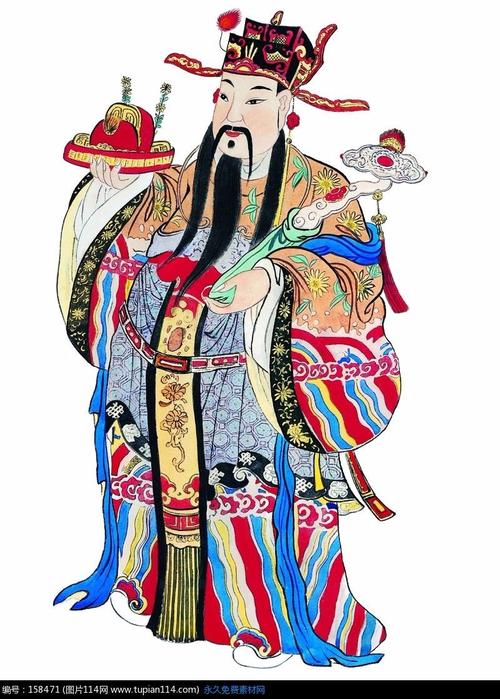 左手拿着如意,右手托着官帽的神仙的名字是?是禄星还是文曲星?