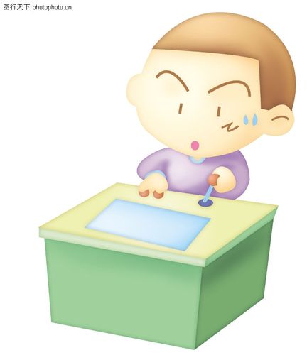 幼儿劳动擦桌子简笔画内容图片展示