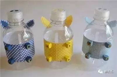 小猪存钱罐——小塑料瓶版