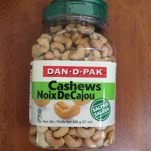 沃尔玛新品 丹帝 dan·d·pak dandpak 盐焗腰果 cashews 560g