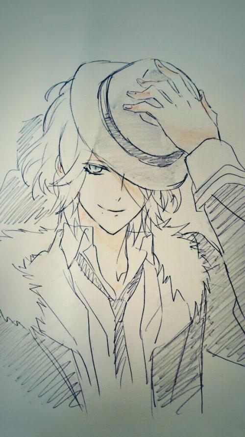 逆卷礼人简笔画