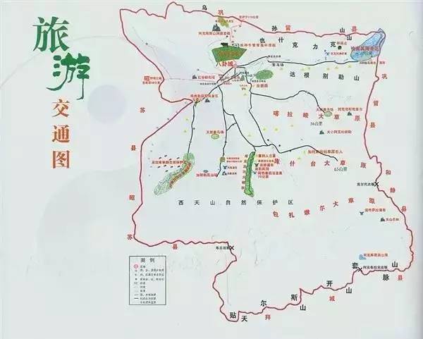 特克斯交通图▼