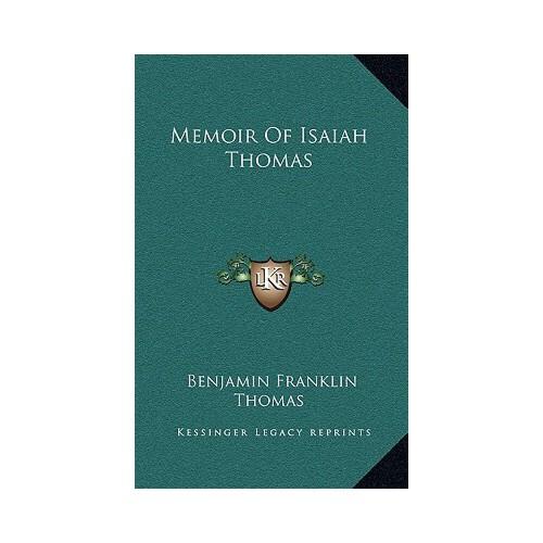 isaiah thomas,isaiah 【预订】memoir of isaiah thomas 9781168903129