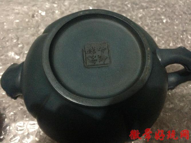 绿泥紫砂壶金沙寺僧款