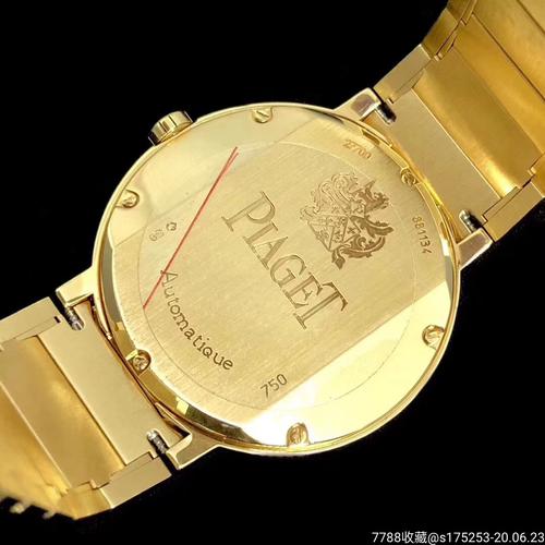 伯爵polo系列18k金自动机械钻石表-手表/腕表-7788