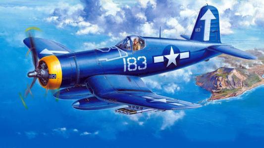f4u-1d,海盗船,单体战斗机,机会战士