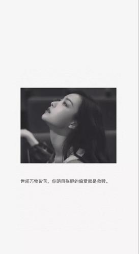 世间万物皆苦你明目张胆的偏爱就是救赎手机壁纸