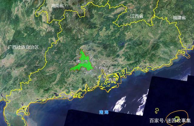 7张地形图,快速了解广东省佛山市辖的5个区