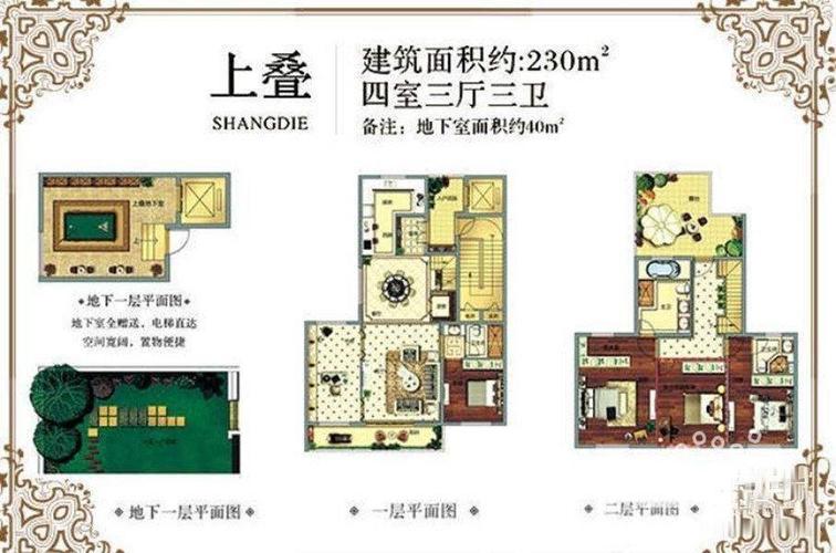 长风街高速口 绿地山鼎庄园 联排上叠下叠别墅户户送