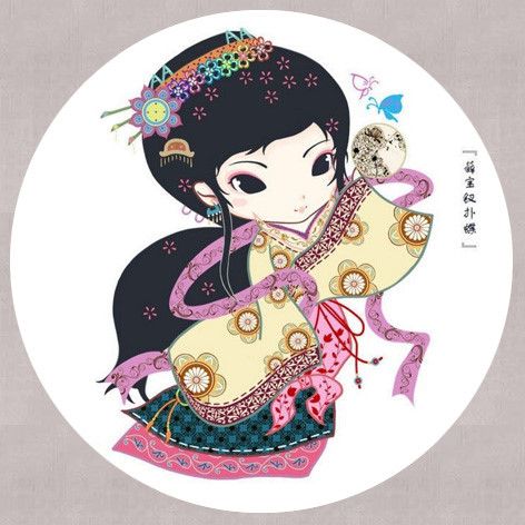 主页 古风 插画 q版金陵十二钗