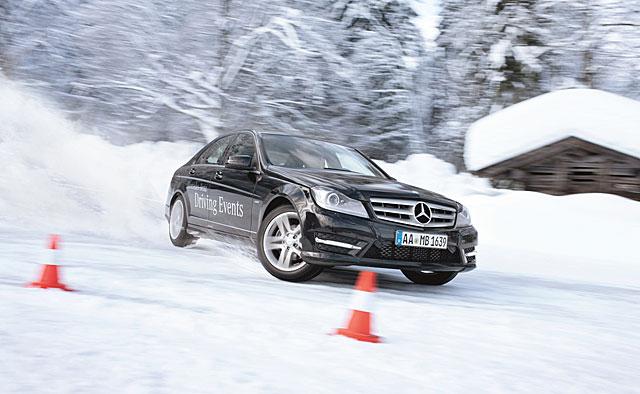 雪地奔驰,2014 m-benz driving events宾士海外冬驾课程报名开始