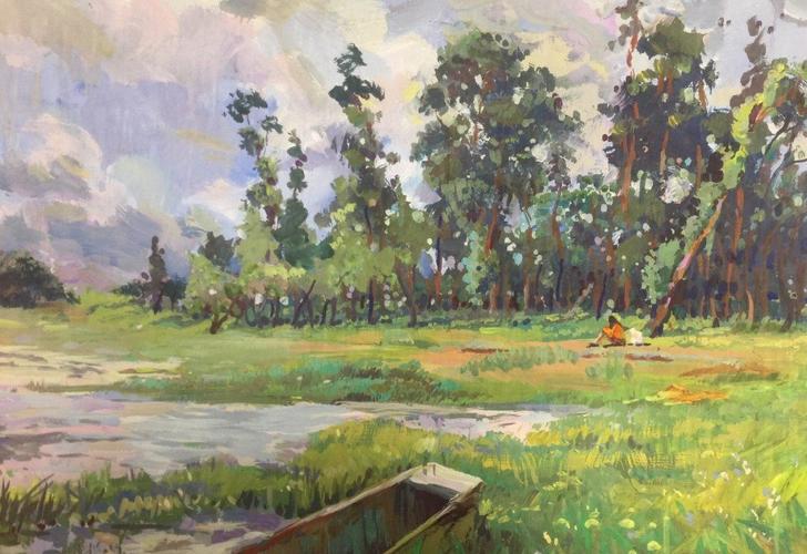 这组水粉风景画[胜利]有没有你喜欢的呢?