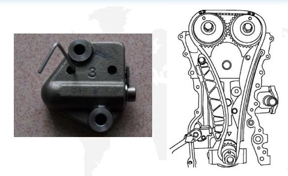 急急急 有修理汽车的师傅吗 我今天按了一下五菱荣光正时链条张紧器