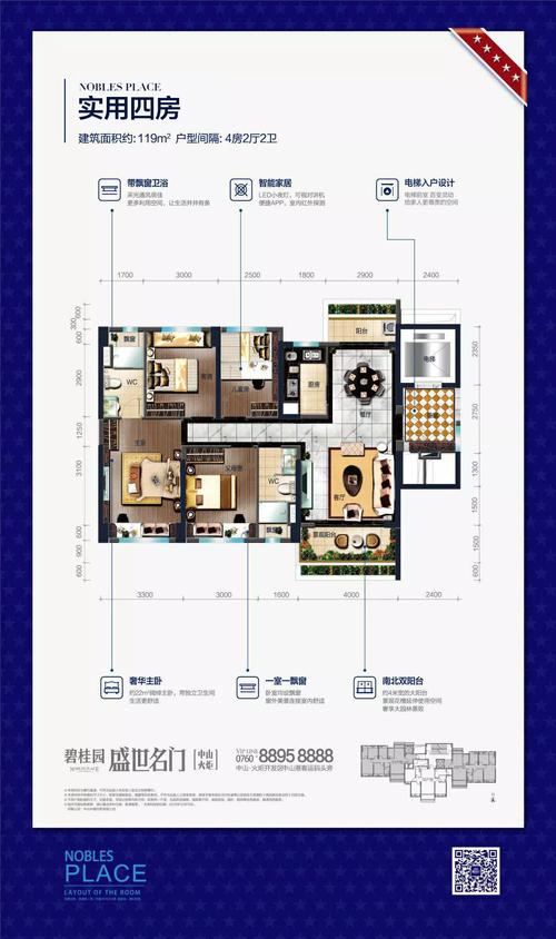 碧桂园盛世名门户型图