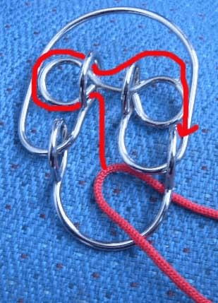 解环系列益智玩具之锁环解法图解