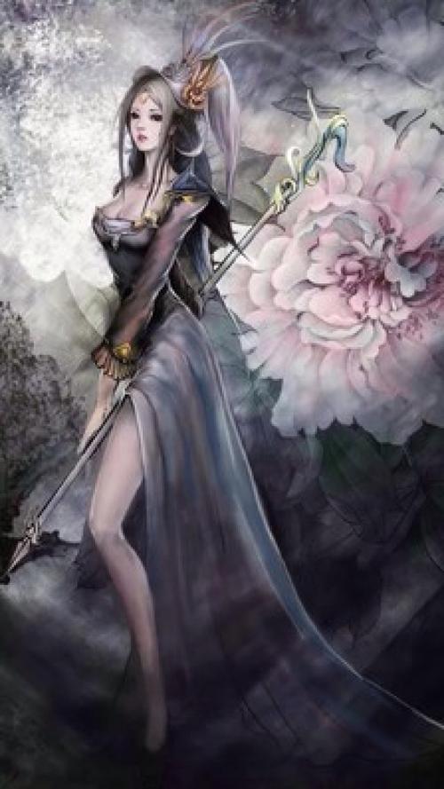 古风 美女 执剑