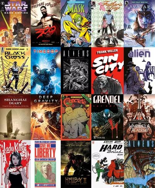 关于黑马漫画(dark horse comics)