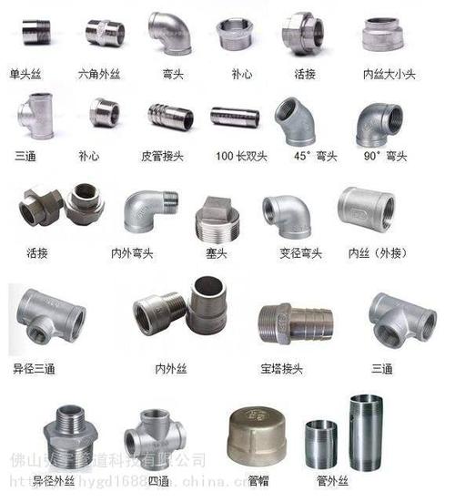 304不锈钢 铸造丝扣螺纹管件 六角对丝 双头丝接头 六角丝 2分