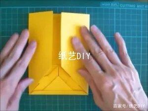 帅气头盔式卡片夹子折纸教程,男孩们超喜欢!