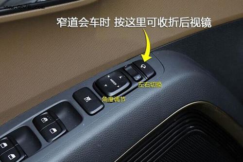 北京现代ix35车内按键功能图解及说明