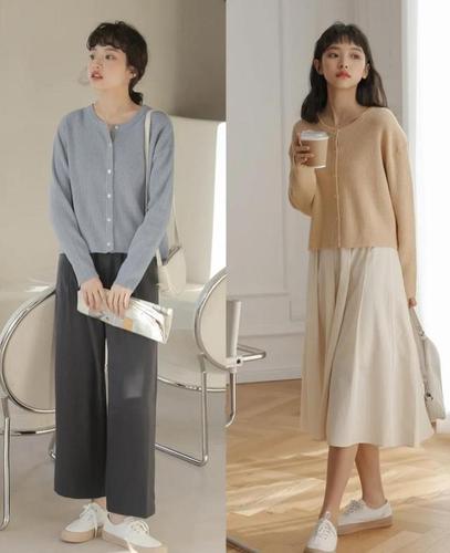 初夏,穿一件"针织开衫"刚好,3个挑选思路,4种实用穿法