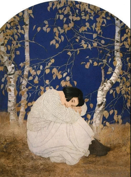 何家英《秋冥》