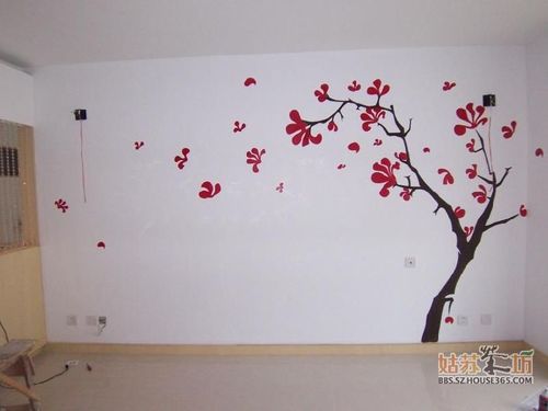 想在客厅的墙壁上绘画,网上搜了好几种,挑花眼了,大家帮看看,哪种