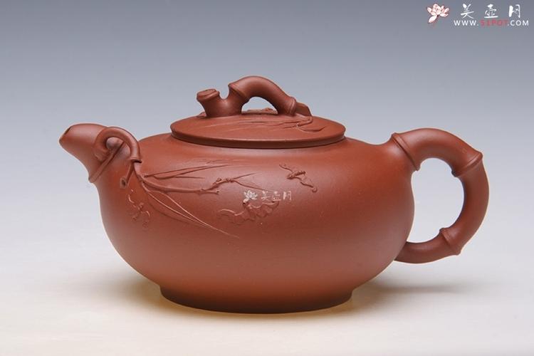 钱群兰紫砂壶名家作品竹福价格优惠 性价比超高 【收藏 行情 报价