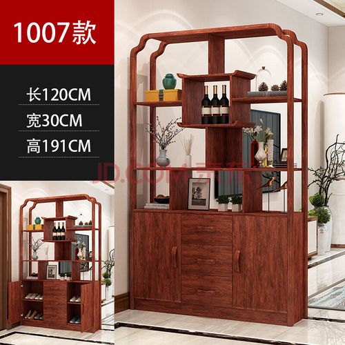 木-1007款博古架- 组装 框架结构
