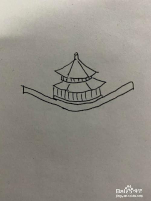 青岛栈桥简笔画