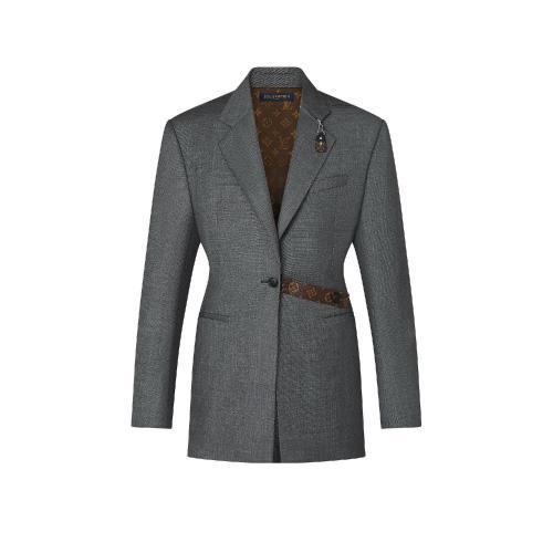 【包邮包税】 lv路易威登 21年春夏 女士 西服外套 blazer a detail