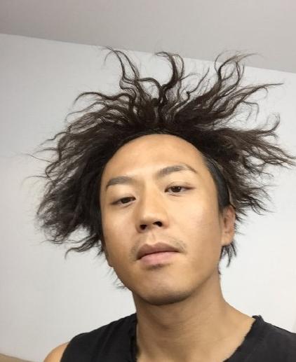 惊呆了邓超的爆炸头
