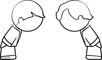古人鞠躬的简笔画怎么画
