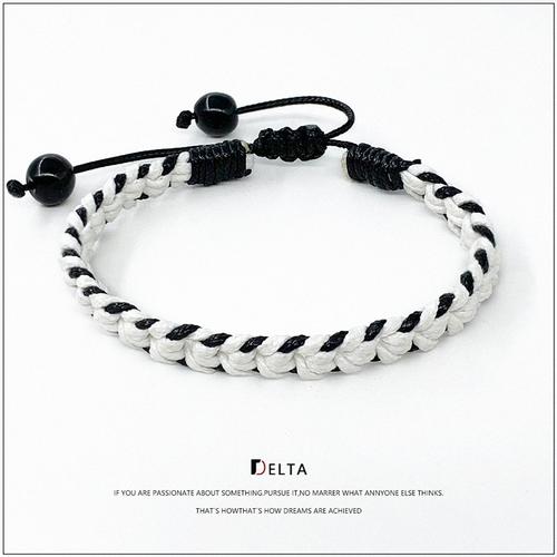 delta原创饰品手链编织绳diy材料包手绳复古自制手工自编送礼物的