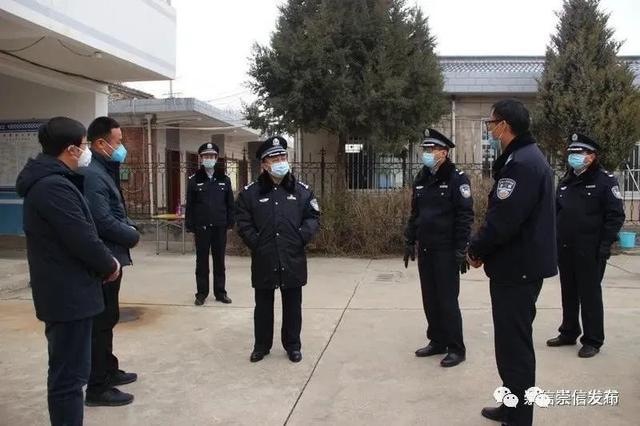 「党建」党旗引领 同心战"疫"——崇信县公安局党委