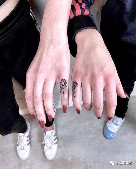 手部纹身 - 【手指】纹身图案