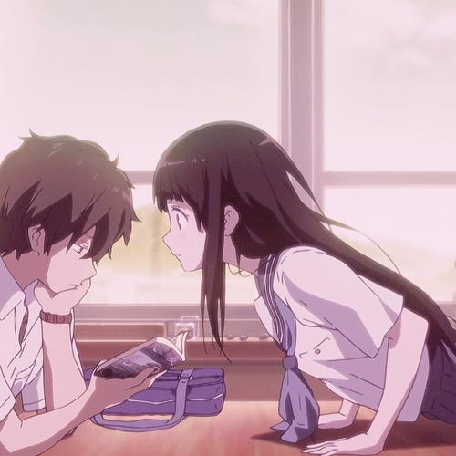 动漫情侣头像冰菓