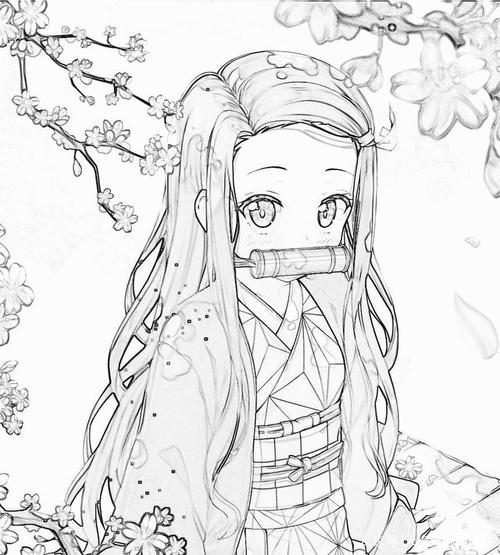 以素描画的形式看鬼灭之刃,福冈义勇也太帅了,弥豆子