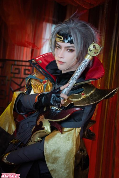 cos偶像季第162期白羽发间插流星腰后挂曜