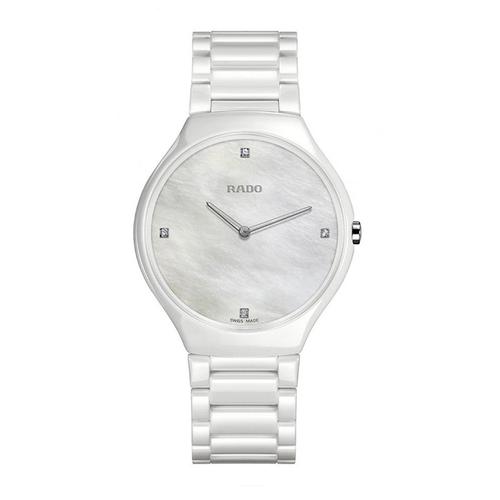 雷达rado瑞士手表真系列时尚休闲简约商务石英男士手表r27957902视频