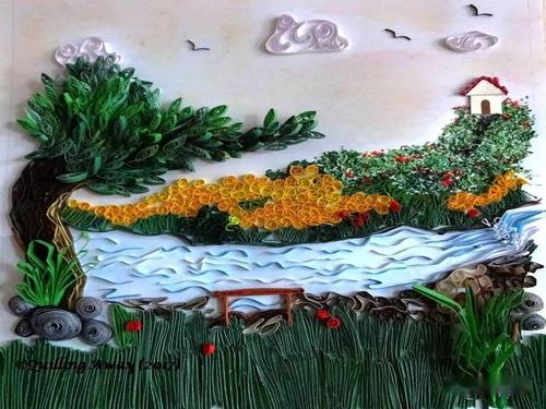 风景类衍纸作品欣赏一