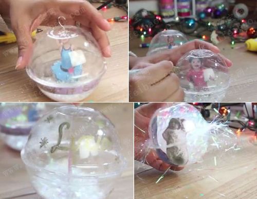 diy水晶球儿童相框挂饰