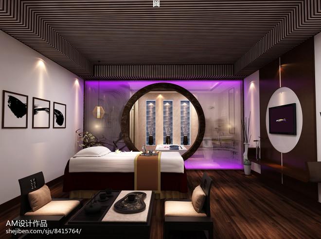 休闲空间3000平米装修案例_效果图 - am设计-北京金麟